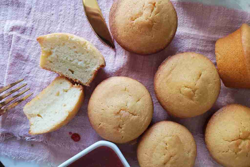 The Best Butter Mochi Muffin Open