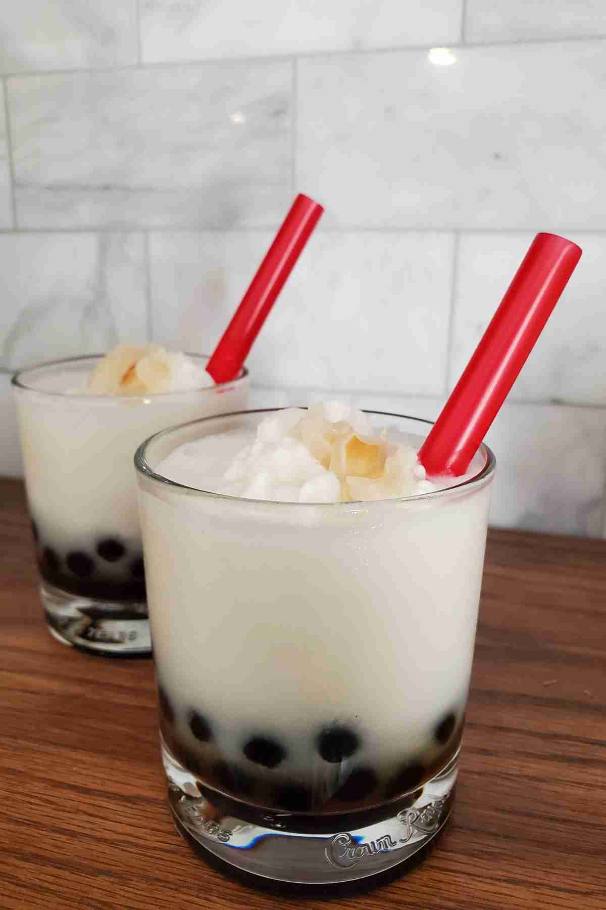 Lychee Bubble Tea Recipe (Easy Ice Blended Drink) Best Kept Dishes
