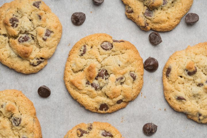 Almond-Flour-Chocolate-Chip-Cookie-Recipe-Overhead