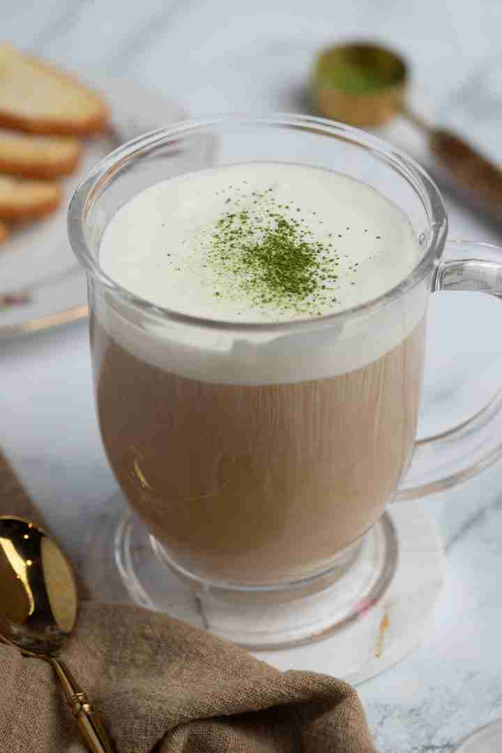 how to make milk foam for bubble tea with matcha powder10