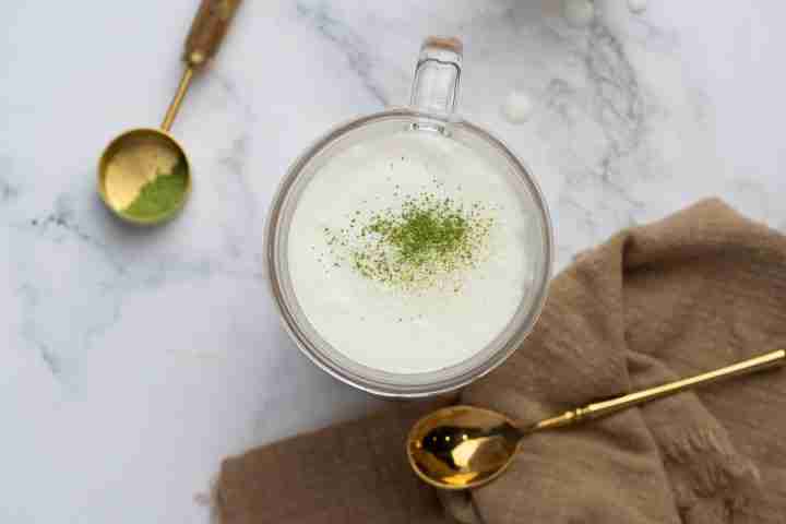 how to make milk foam for bubble tea with matcha powder4